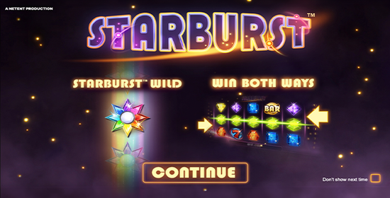 starburst-start-screen