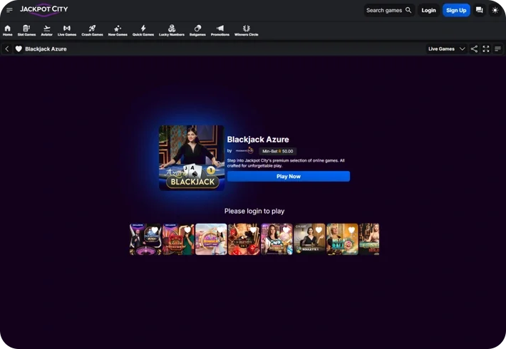 Blackjack - Jackpotcity